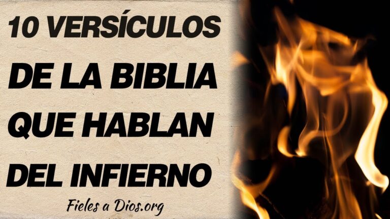 Descubre lo que la Biblia dice sobre el infierno en estos versículos ...