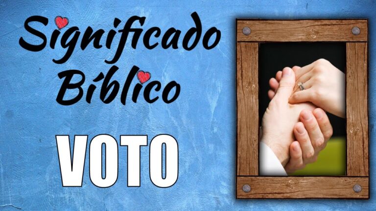 Descubre el verdadero significado del voto según la Biblia - Evangélico