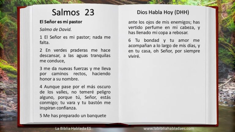 Profundiza en el Salmo 23 en la Biblia católica DHH - Evangélico - Todo
